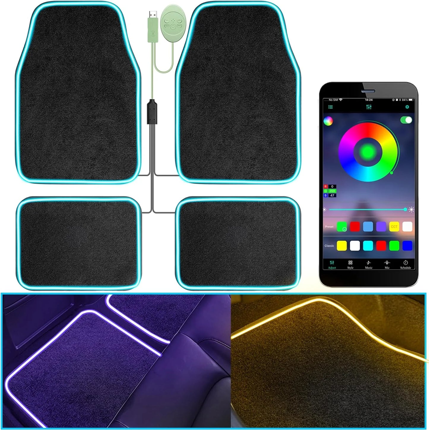 Comfort Car LED Mats