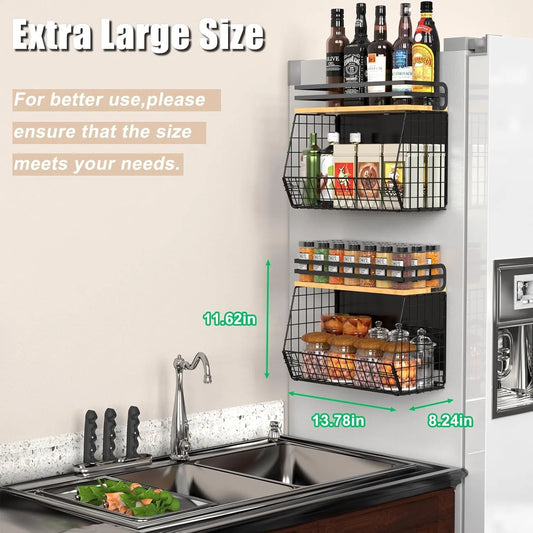 Heavy Duty Refrigerator Magnetic Shelf