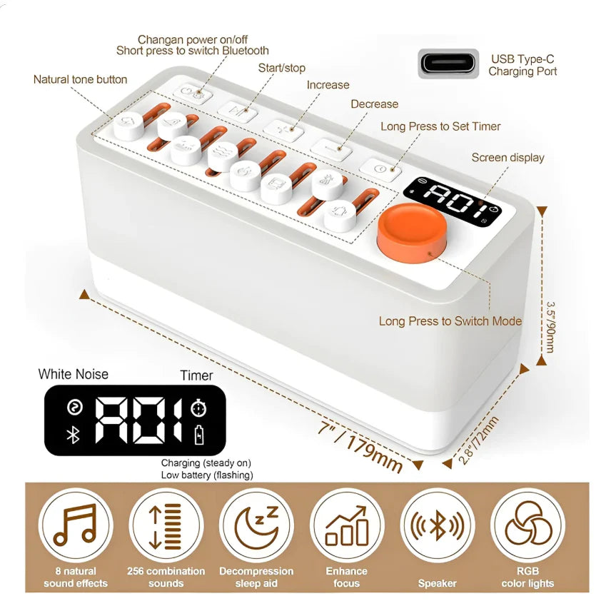 Sensious Sound Box With 8 Ambient Sounds